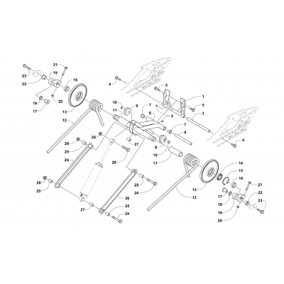 REAR SUSPENSION REAR ARM ASSEMBLY