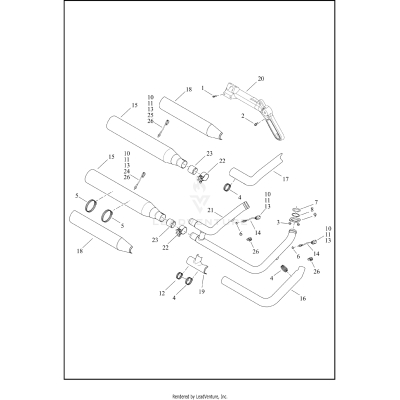 EXHAUST SYSTEM - FLSL, FXBBS, FXLRS, FXST