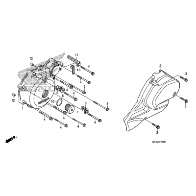 LEFT CRANKCASE COVER