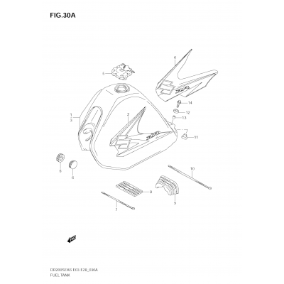 FUEL TANK (MODEL K8/K9)