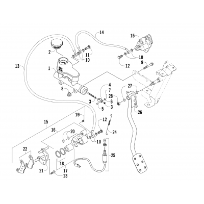 HYDRAULIC BRAKE ASSEMBLY