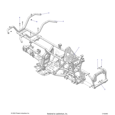 CHASSIS, FRAME - A24SHR57AM (C102483)