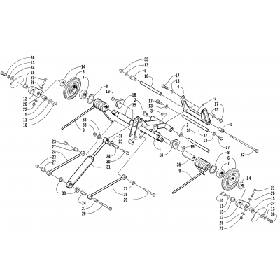 REAR SUSPENSION REAR ARM ASSEMBLY