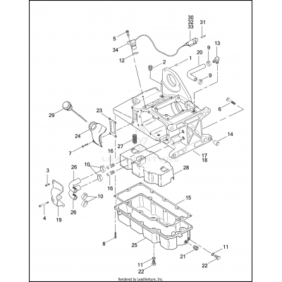 TRANSMISSION HOUSING & OIL TANK