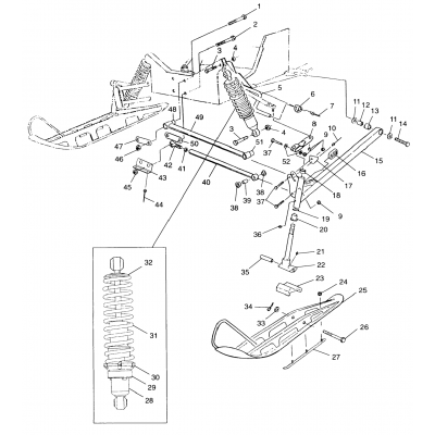 Front Suspension & Ski