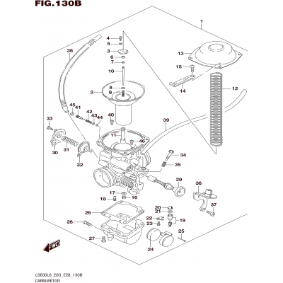 CARBURETOR (LS650L6 E28)