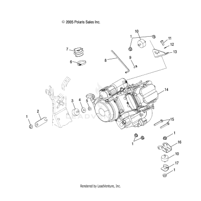 ENGINE MOUNTING - A06MH50AQ/AX/AY/AZ/AL/AT (4999200139920013A12)