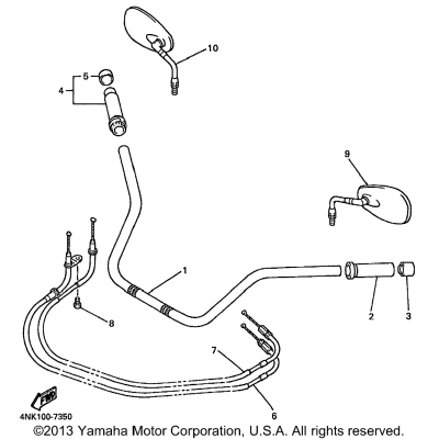 Steering Handle Cable