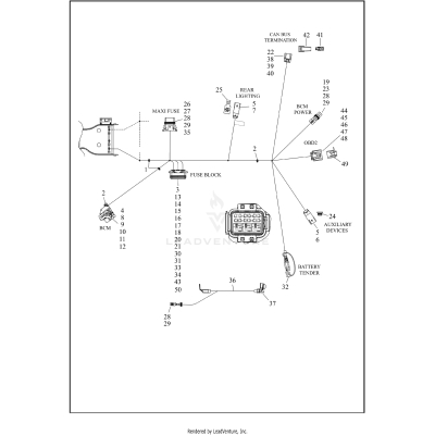 WIRING HARNESS, MAIN, ABS - FLTRXP (8 OF 9)