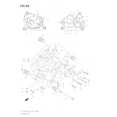 CRANKCASE (MODEL K3/K4/K5/K6)