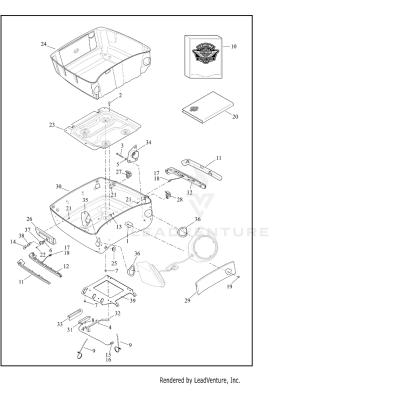 TOUR-PAK (BOTTOM) - FLHTCUTG