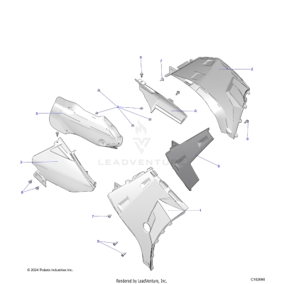 BODY, SIDE PANELS - A25SYY95AH (C102690)