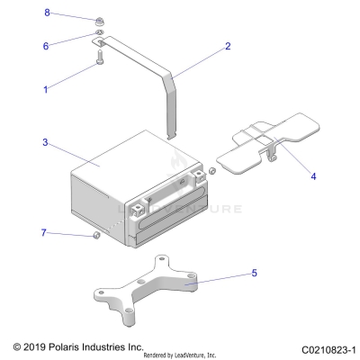 ELECTRICAL, BATTERY - A20SVE95PR (C0210823-1)