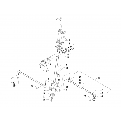 STEERING POST ASSEMBLY