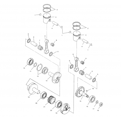 Piston & Crankshaft S00lb4as