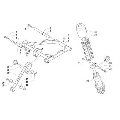 REAR SUSPENSION FRONT ARM ASSEMBLY