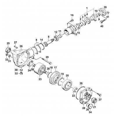 FRONT BEVEL GEAR ASSEMBLY