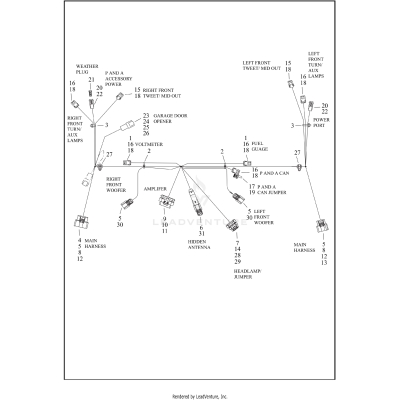 WIRING HARNESS, FAIRING