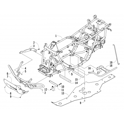 FRAME AND RELATED PARTS