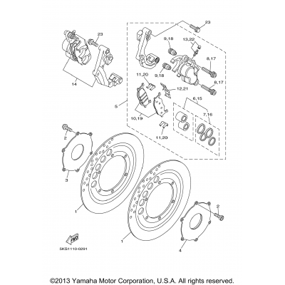 Front Brake Caliper