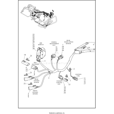 WIRING HARNESS, MAIN, ABS - FLTRXP (6 OF 9)