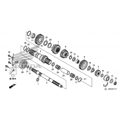 TRANSMISSION (MAINSHAFT)