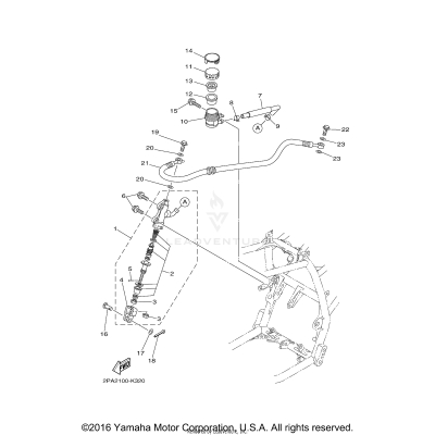 REAR MASTER CYLINDER