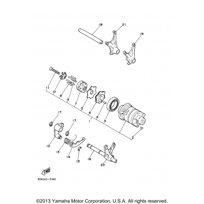 Shift Cam Fork