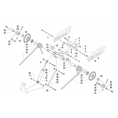 REAR SUSPENSION REAR ARM ASSEMBLY