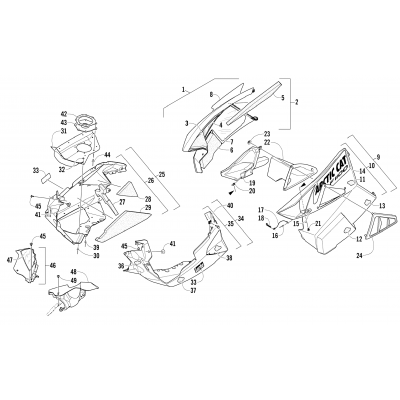 SKID PLATE AND SIDE PANEL ASSEMBLY