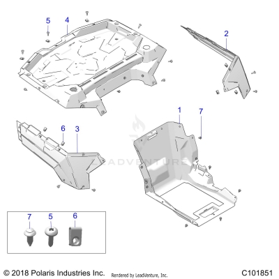 BODY, BOX AND REAR FENDERS - A20HAB15A2 (C101851)