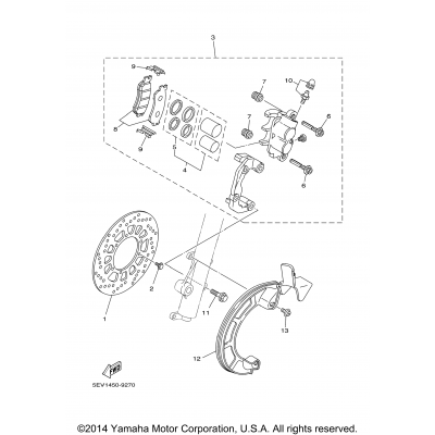 Front Brake Caliper