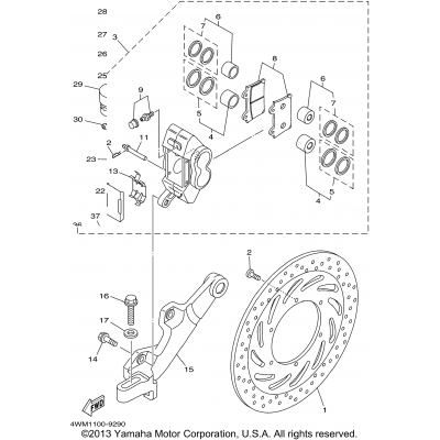 Rear Brake Caliper