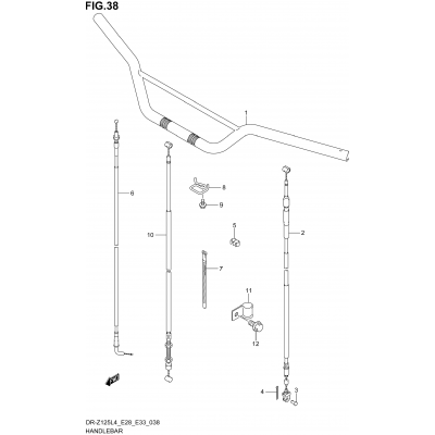 HANDLEBAR (DR-Z125L4 E33)