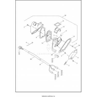 TAIL LAMP - FLSTN