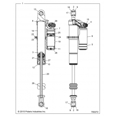 Suspension, Rear Shock Internals