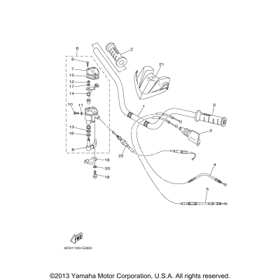 Steering Handle Cable