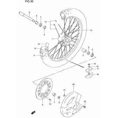 FRONT WHEEL (MODEL T)