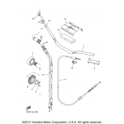 Steering Handle Cable