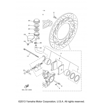 Rear Brake Caliper