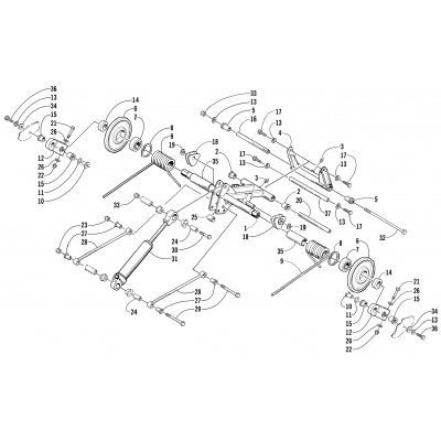 REAR SUSPENSION REAR ARM ASSEMBLY