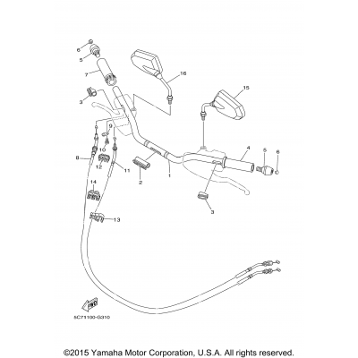 Steering Handle Cable