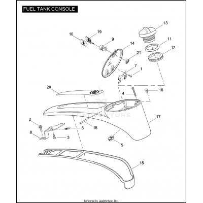 FUEL TANK CONSOLE