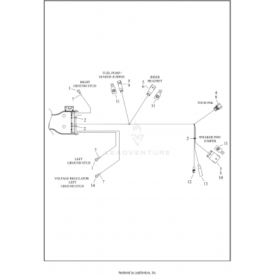 WIRING HARNESS, MAIN, ABS - FLTRU (5 OF 8)