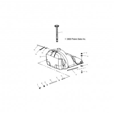 Gas Tank /Ee/S04ny6es/Ee/S04nx7cs/8Cs/S04ny7cs/Ce/8Cs/8Ce