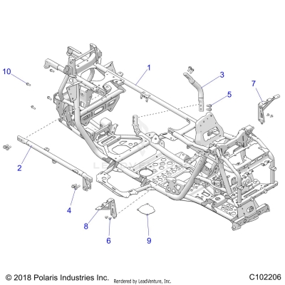 CHASSIS, MAIN FRAME - A25SLE95KN/KF (C102206)