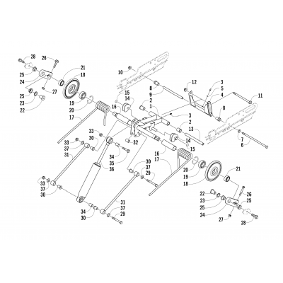 REAR SUSPENSION REAR ARM ASSEMBLY