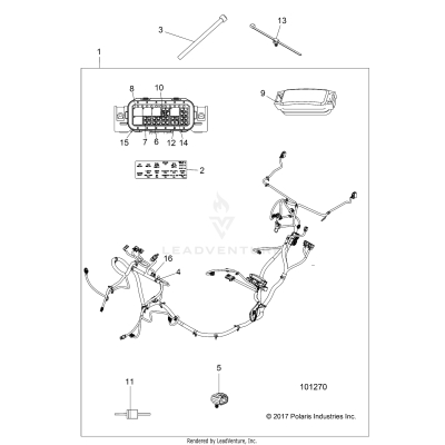 ELECTRICAL, WIRE HARNESS - A19DBA50A5 (101270)