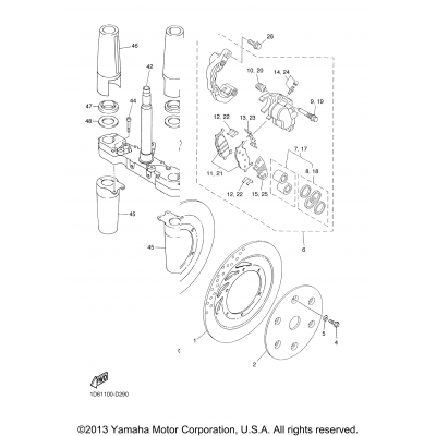 Front Brake Caliper