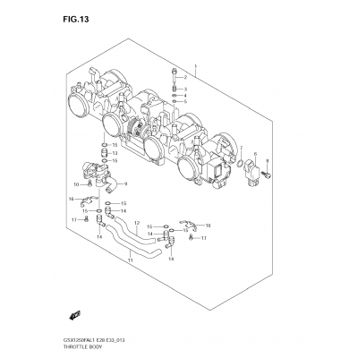 THROTTLE BODY (E28)